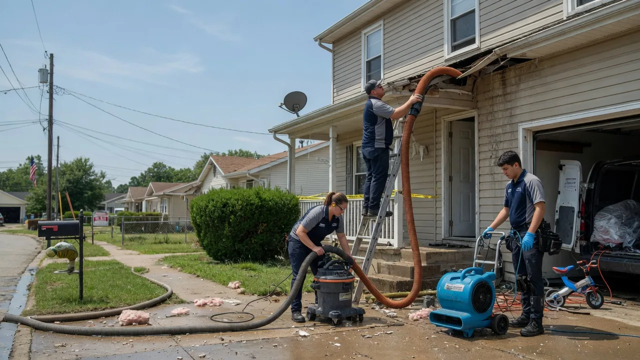Water Damage Restoration in Colchester, IL near me